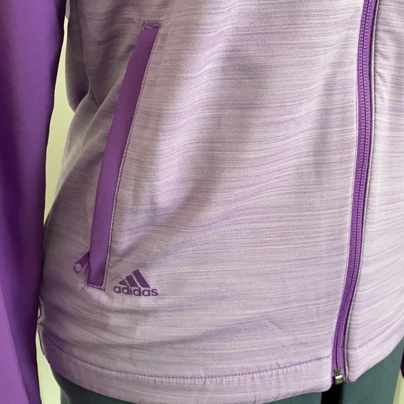 ADIDAS Purple Wind Breaker Size XS - Picture 3 of 10